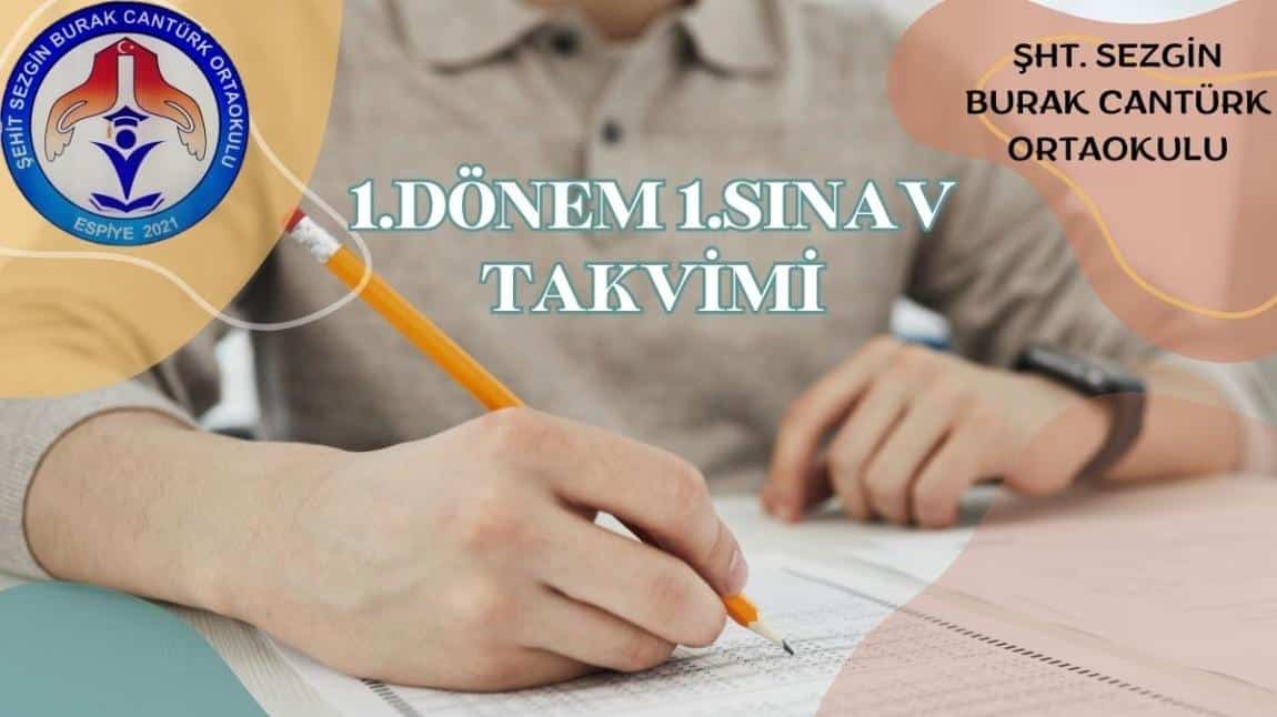 2024-2025 EĞİTİM-ÖĞRETİM YILI 1.DÖNEM 1.YAZILI TARİHLERİ